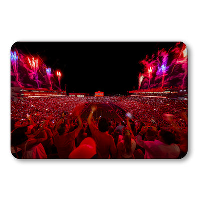 Ole Miss Rebels - Rebel Red Light Up Vaught-Hemingway - College Wall Art #PVC