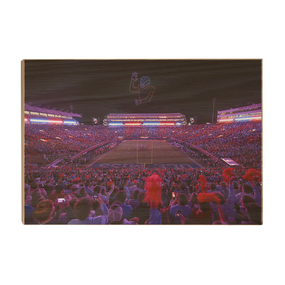Ole Miss Rebels - Football Drones - College Wall Art #Canvas