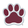 Mississippi State Bulldogs - Paw Single Layer Dimensional