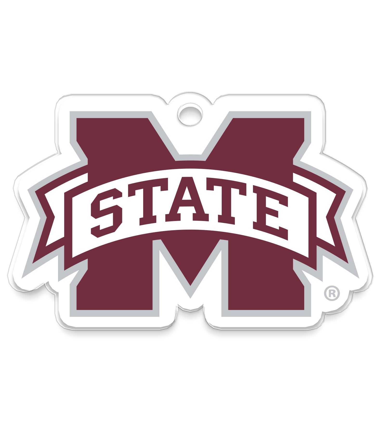 Mississippi State Bulldogs  - M State Ornament & Bag Tag