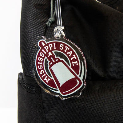 Mississippi State Bulldogs  - Mississippi State Cow Bell Ornament & Bag Tag