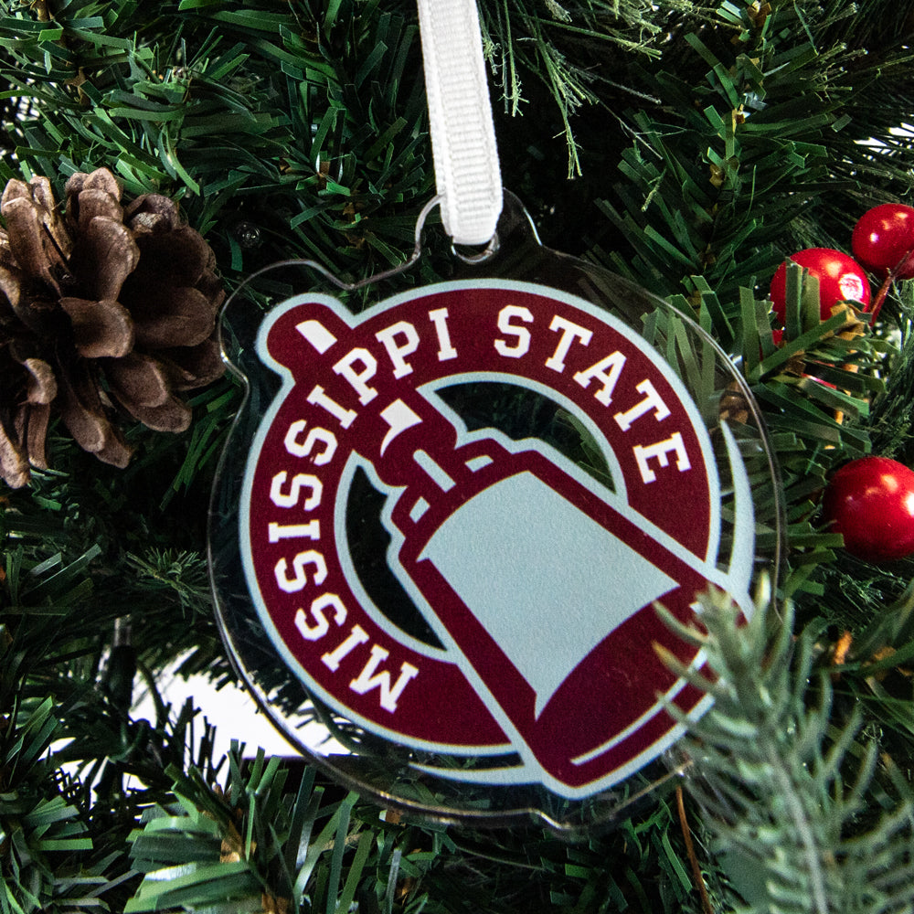 Mississippi State Bulldogs  - Mississippi State Cowbell Ornament & Bag Tag