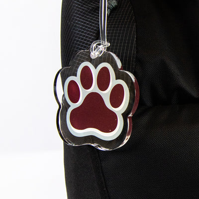 Mississippi State Bulldogs  - Mississippi State Paw Ornament & Bag Tag