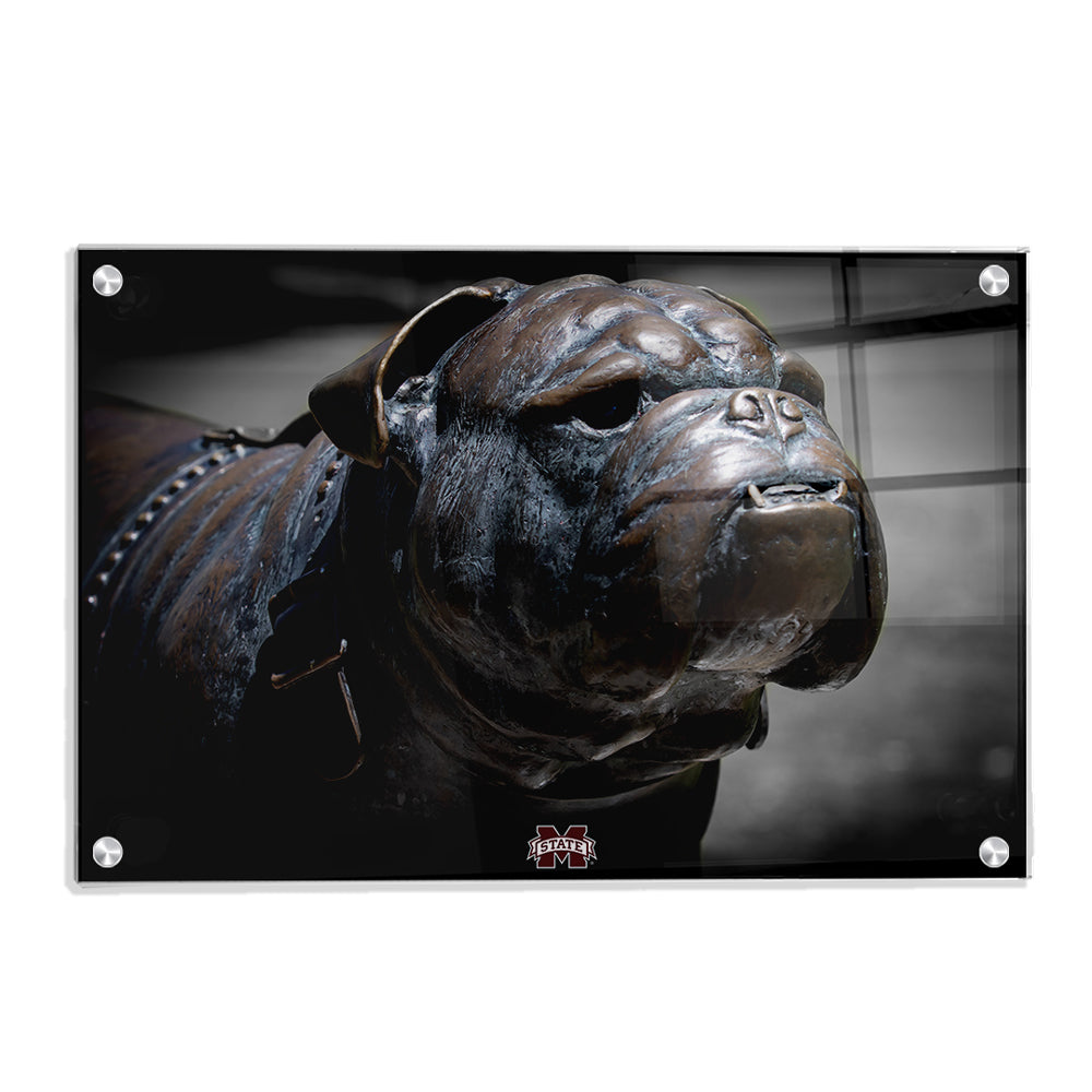 Mississippi State Bulldogs - M State Bulldog - College Wall Art #Canvas