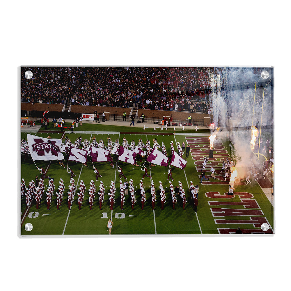 Mississippi State Bulldogs - Enter M Canvas - College Wall Art #Canvas