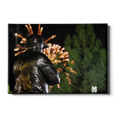 Mississippi State Bulldogs - Polk Fireworks - College Wall Art #Canvas