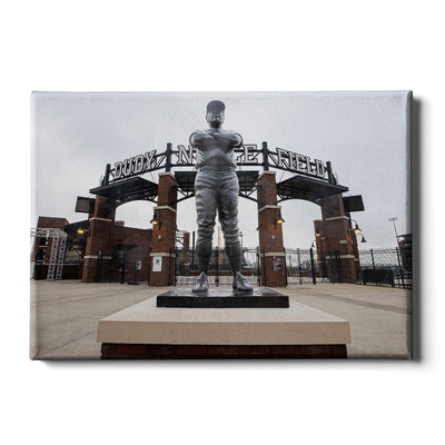 Mississippi State Bulldogs - Ron Polk Statue - College Wall Art #Canvas