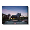 Mississippi State Bulldogs - Bully Statue Colvard Union Sunset - College Wall Art #Canvas