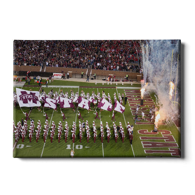 Mississippi State Bulldogs - Enter M Canvas - College Wall Art #Canvas