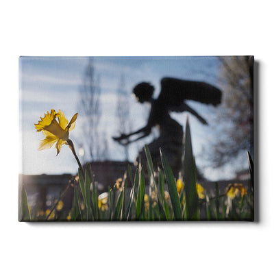 Mississippi State Bulldogs - Chapel Angel Daffodil - College Wall Art #Canvas