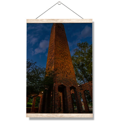 Mississippi State Bulldogs - Carillon Dusk - College Wall Art #Hanging Canvas