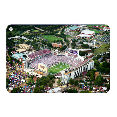 Mississippi State Bulldogs - Touchdown Aerial Davis Wade Stadium - College Wall Art #Metal