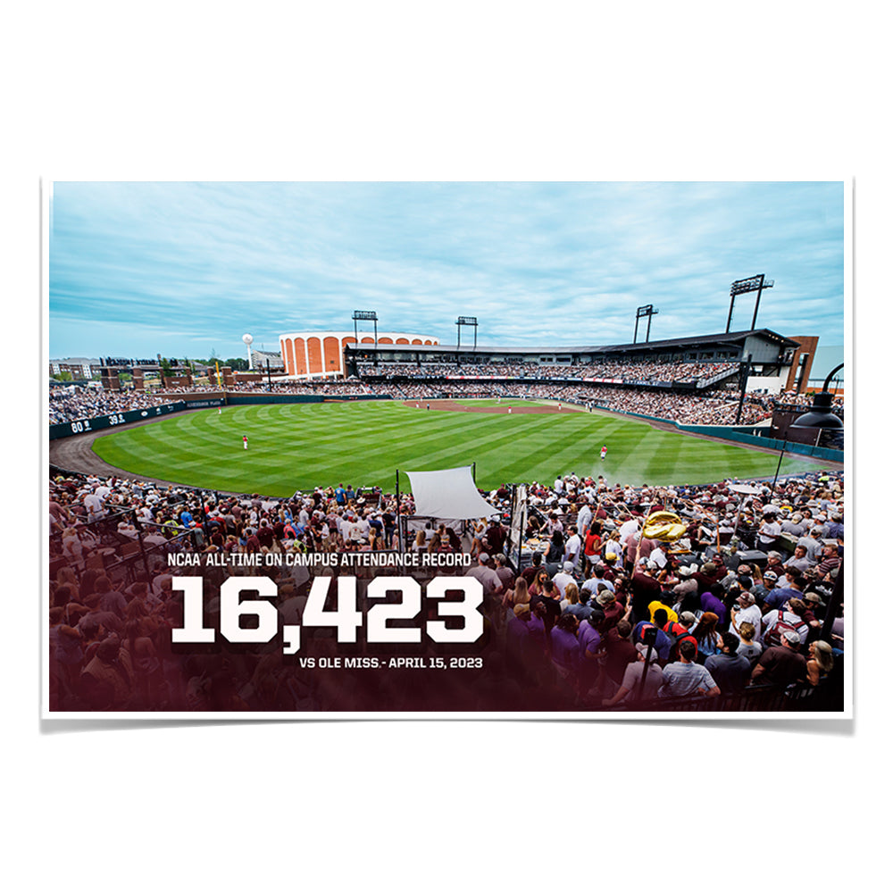 Mississippi State Bulldogs - 16,423 - College Wall Art #Canvas