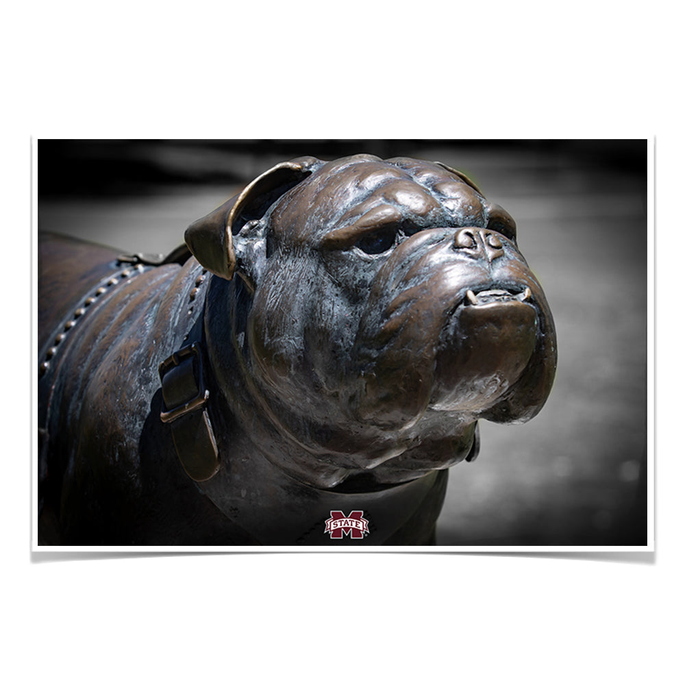 Mississippi State Bulldogs - M State Bulldog - College Wall Art #Canvas