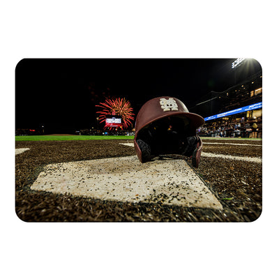 Mississippi State Bulldogs - MSU Baseball Fireworks - College Wall Art #PVC