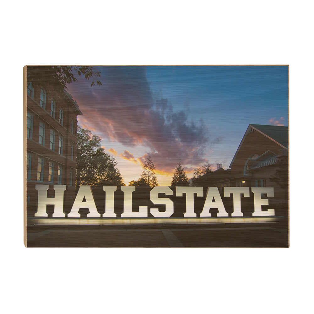 Mississippi State Bulldogs - Hail State - College Wall Art #Canvas