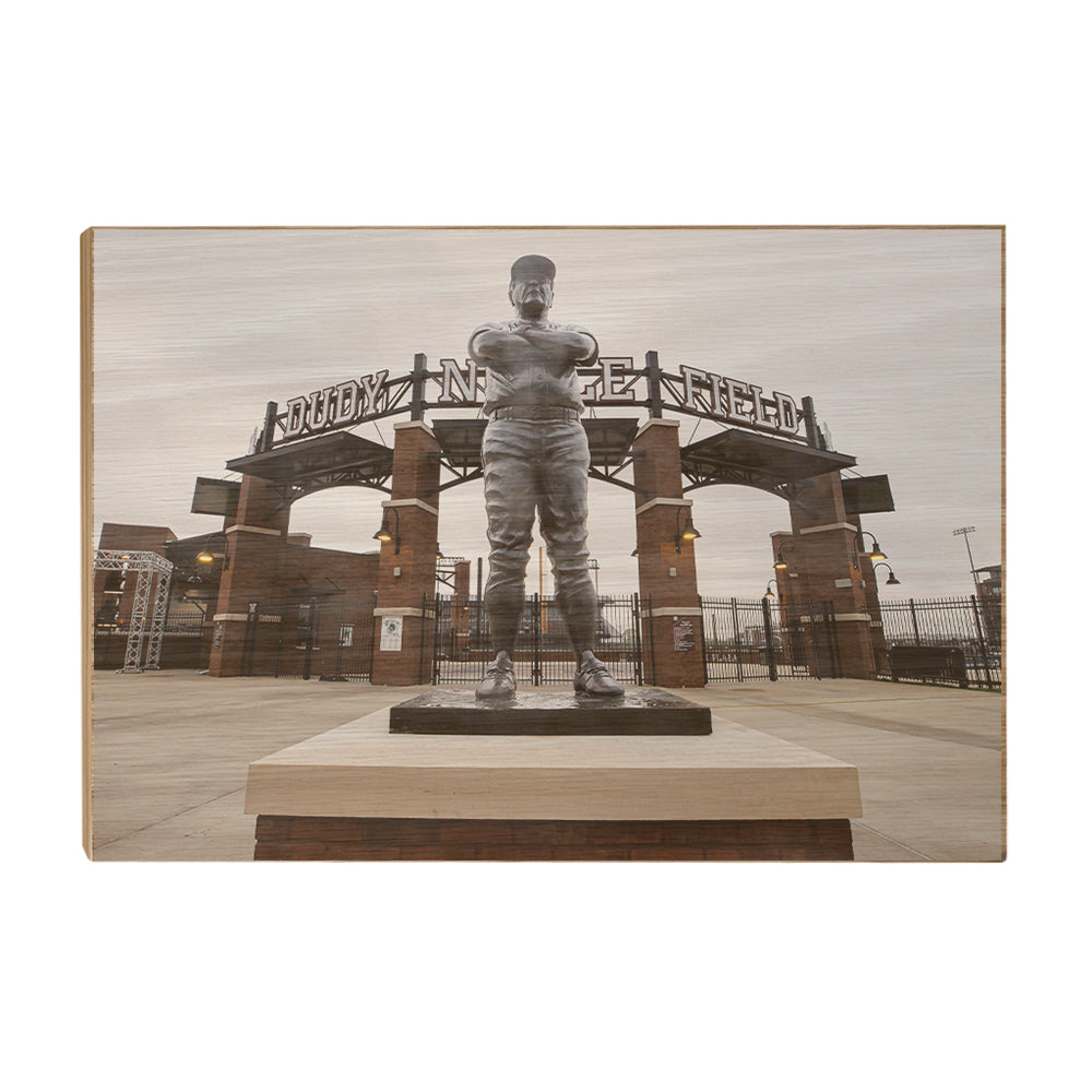 Mississippi State Bulldogs - Ron Polk Statue - College Wall Art #Canvas