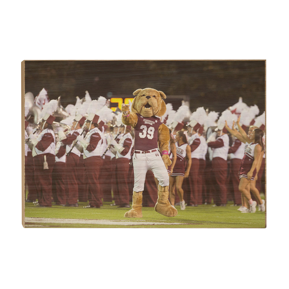Mississippi State Bulldogs - Bully Pre-Game - College Wall Art #Canvas