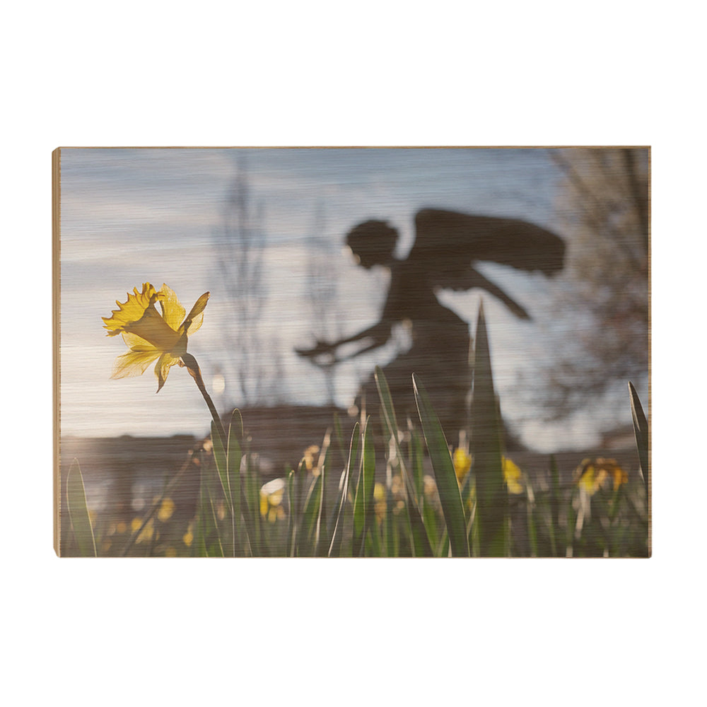 Mississippi State Bulldogs - Chapel Angel Daffodil - College Wall Art #Canvas