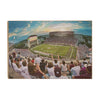 Mississippi State Bulldogs - Fisheye View - College Wall Art #Wood