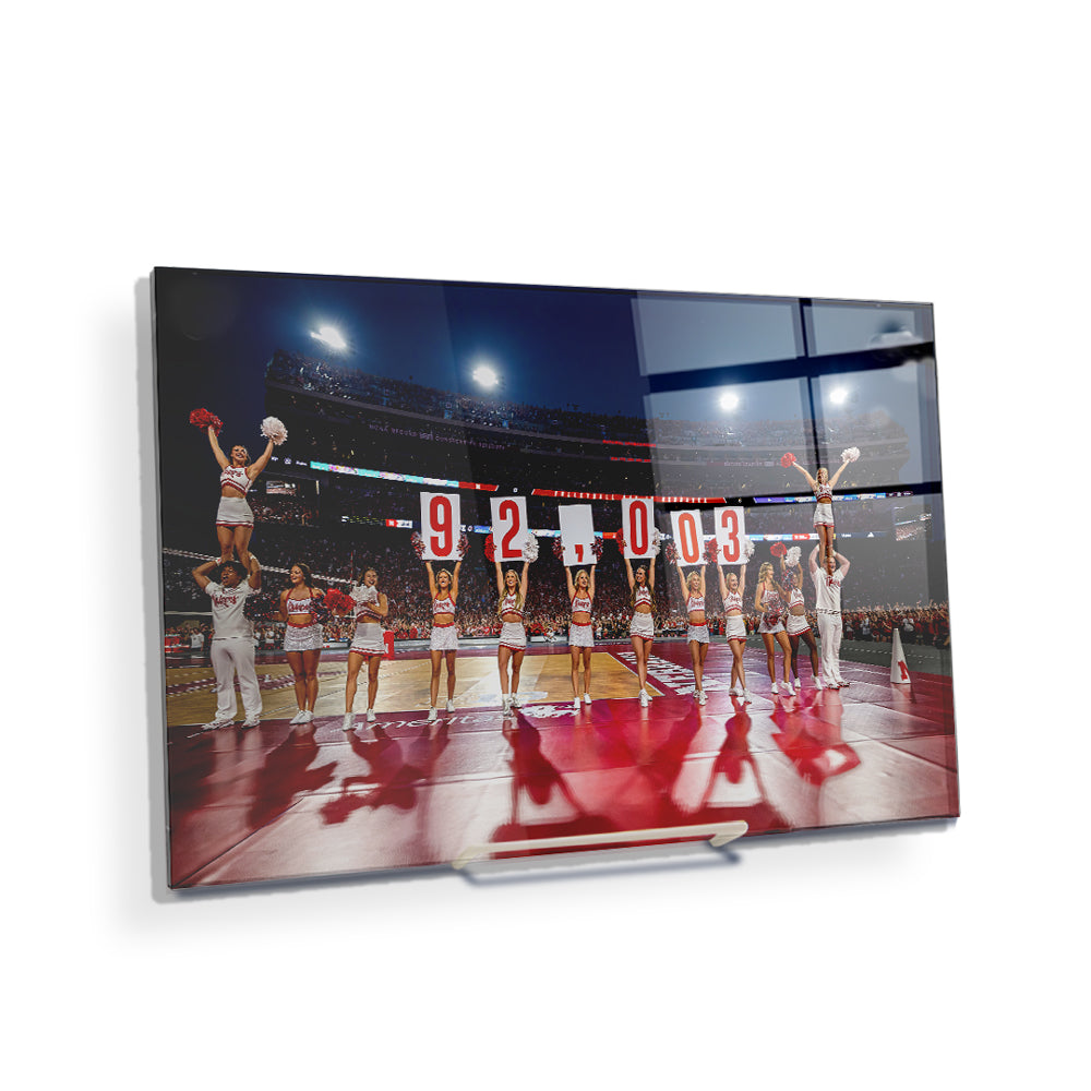 Nebraska Cornhuskers - 92,003 - College Wall Art #Canvas