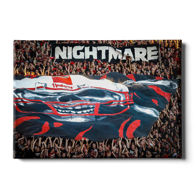 Nebraska Cornhuskers - Nightmare - College Wall Art #Canvas