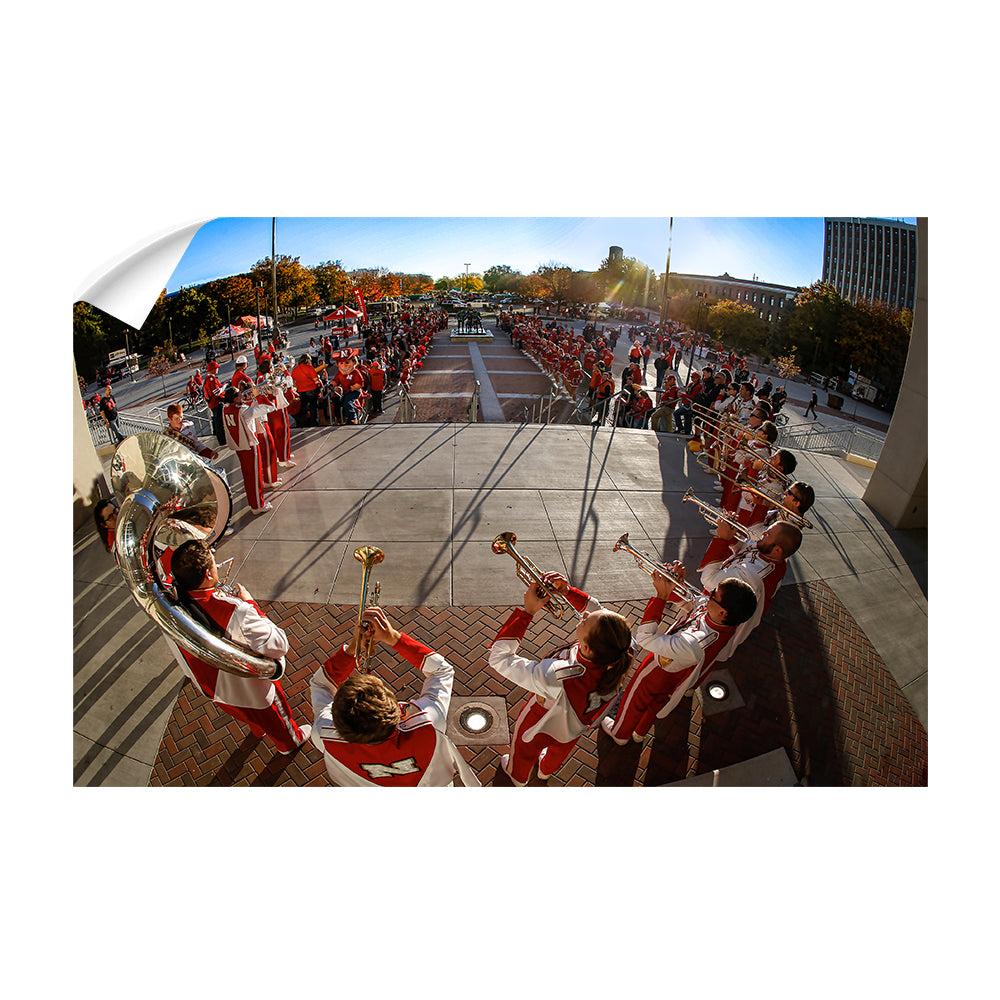 Nebraska Cornhuskers - The Pride of All Nebraska Trumpets - College Wall Art #Canvas