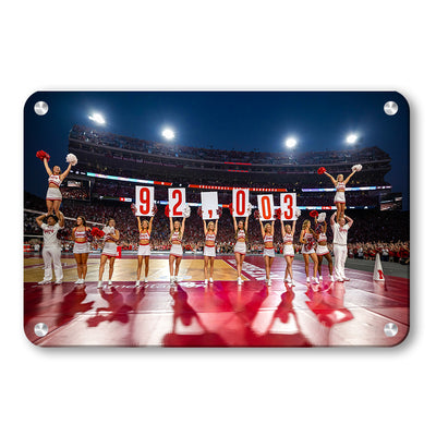 Nebraska Cornhuskers - 92,003 - College Wall Art #Metal