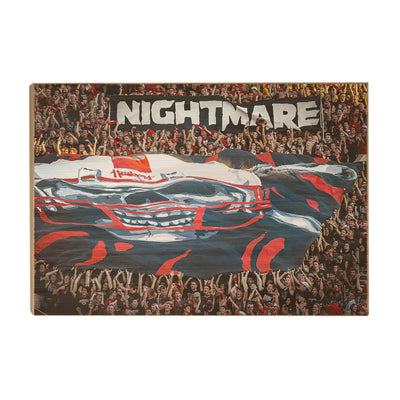 Nebraska Cornhuskers - Nightmare - College Wall Art #Wood