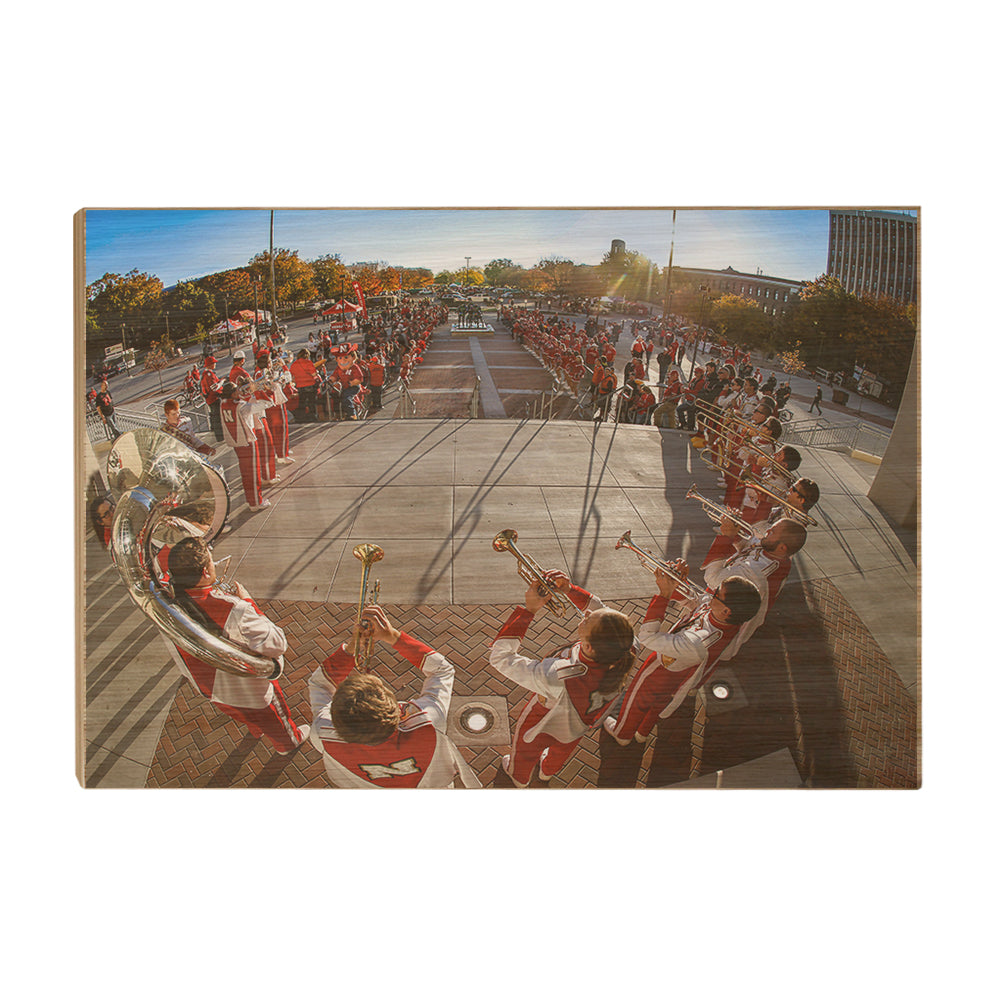 Nebraska Cornhuskers - The Pride of All Nebraska Trumpets - College Wall Art #Canvas