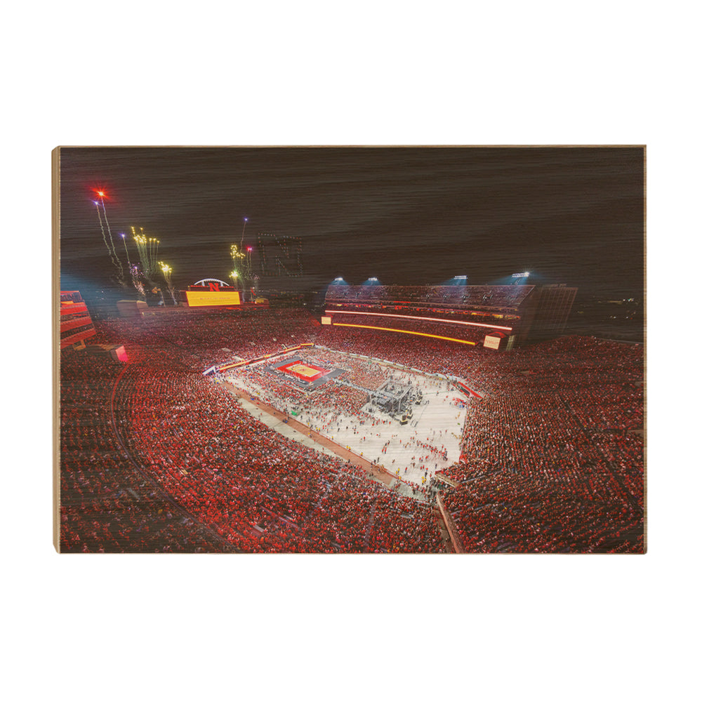 Nebraska Cornhuskers - Nebraska Volleyball Day - College Wall Art #Canvas