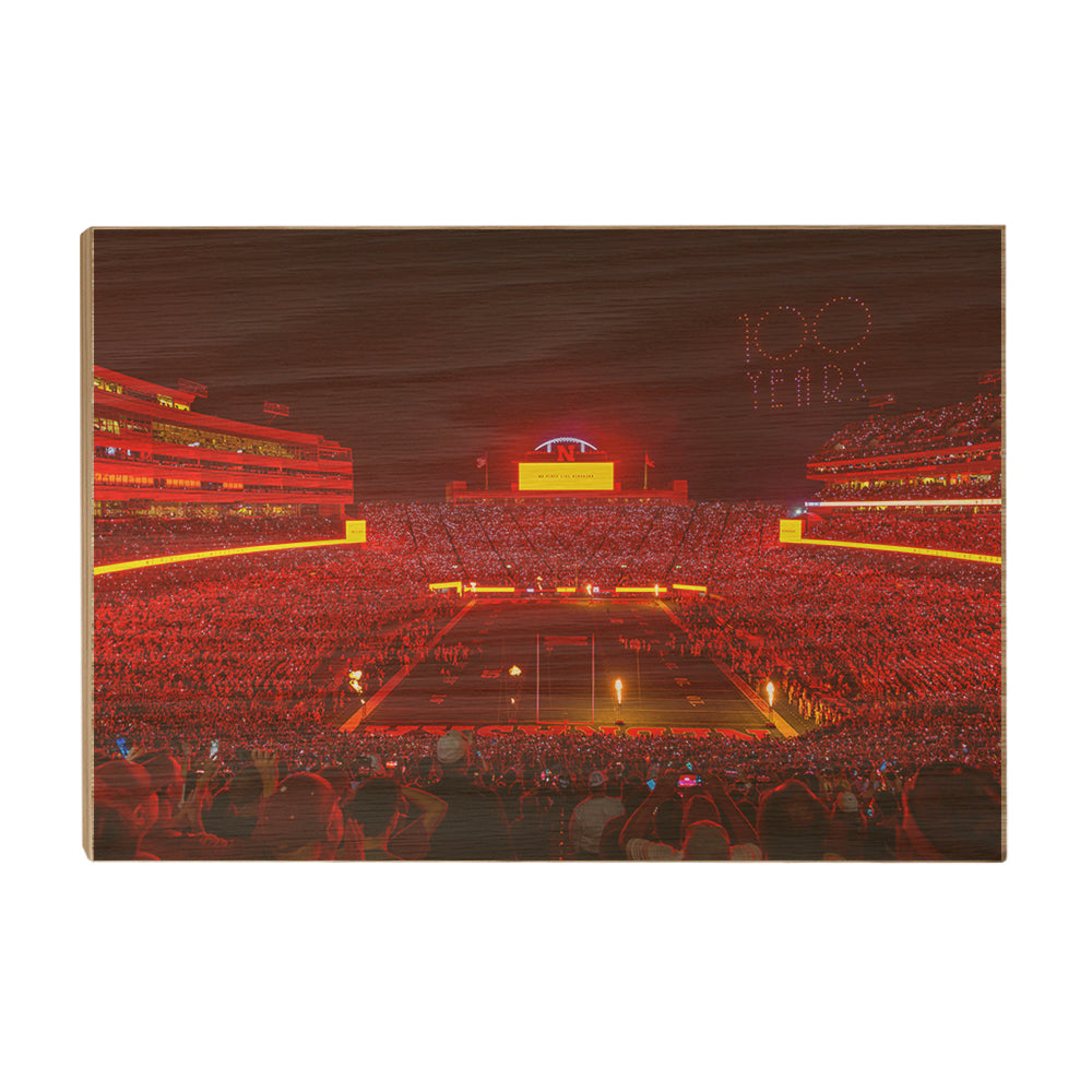 Nebraska Cornhuskers - 100 Years - College Wall Art #Canvas