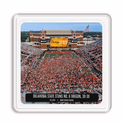 Oklahoma State Cowboys -  Oklahoma State Stuns No. 6 Oregon Drink Coaster
