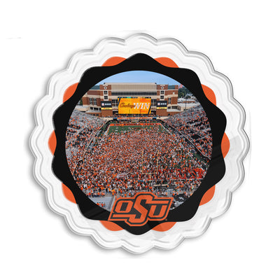 Oklahoma State Cowboys - Oklahoma State Storms the Field Drink Coaster