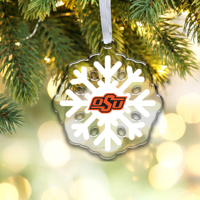 Oklahoma State Cowboys - OSU Snowflake Ornament