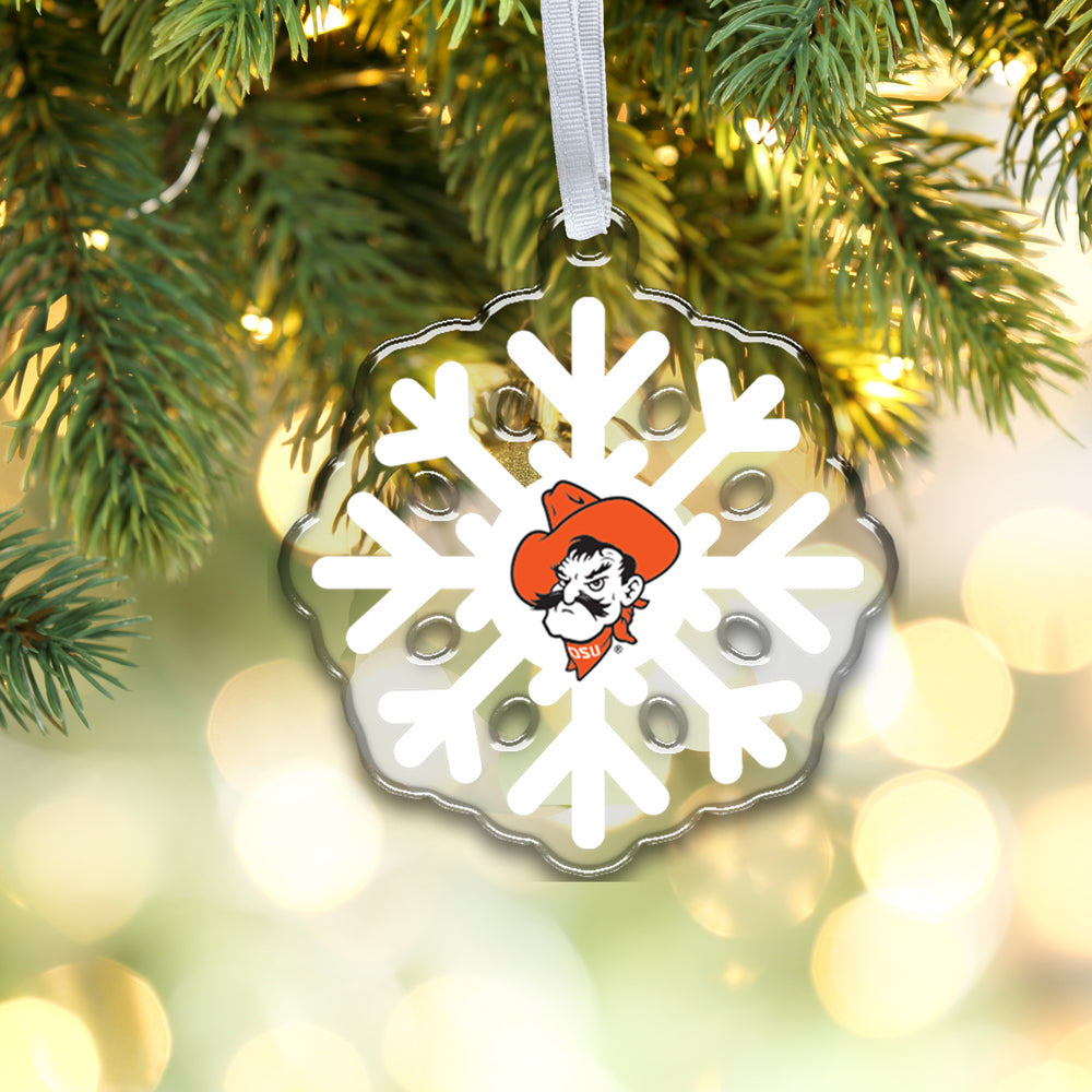 Oklahoma State Cowboys - OSU Pistol Pete Snowflake Ornament