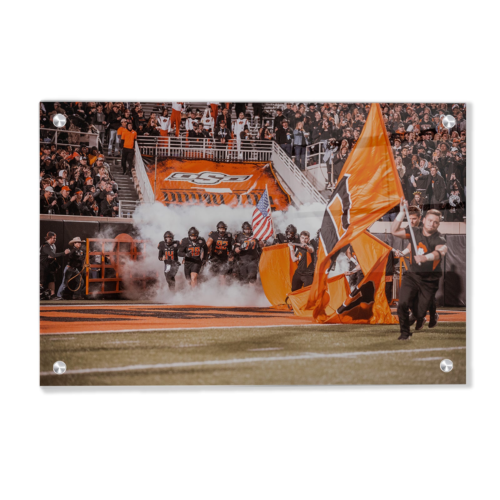 Oklahoma State Cowboys - Enter OSU - College Wall Art #Canvas
