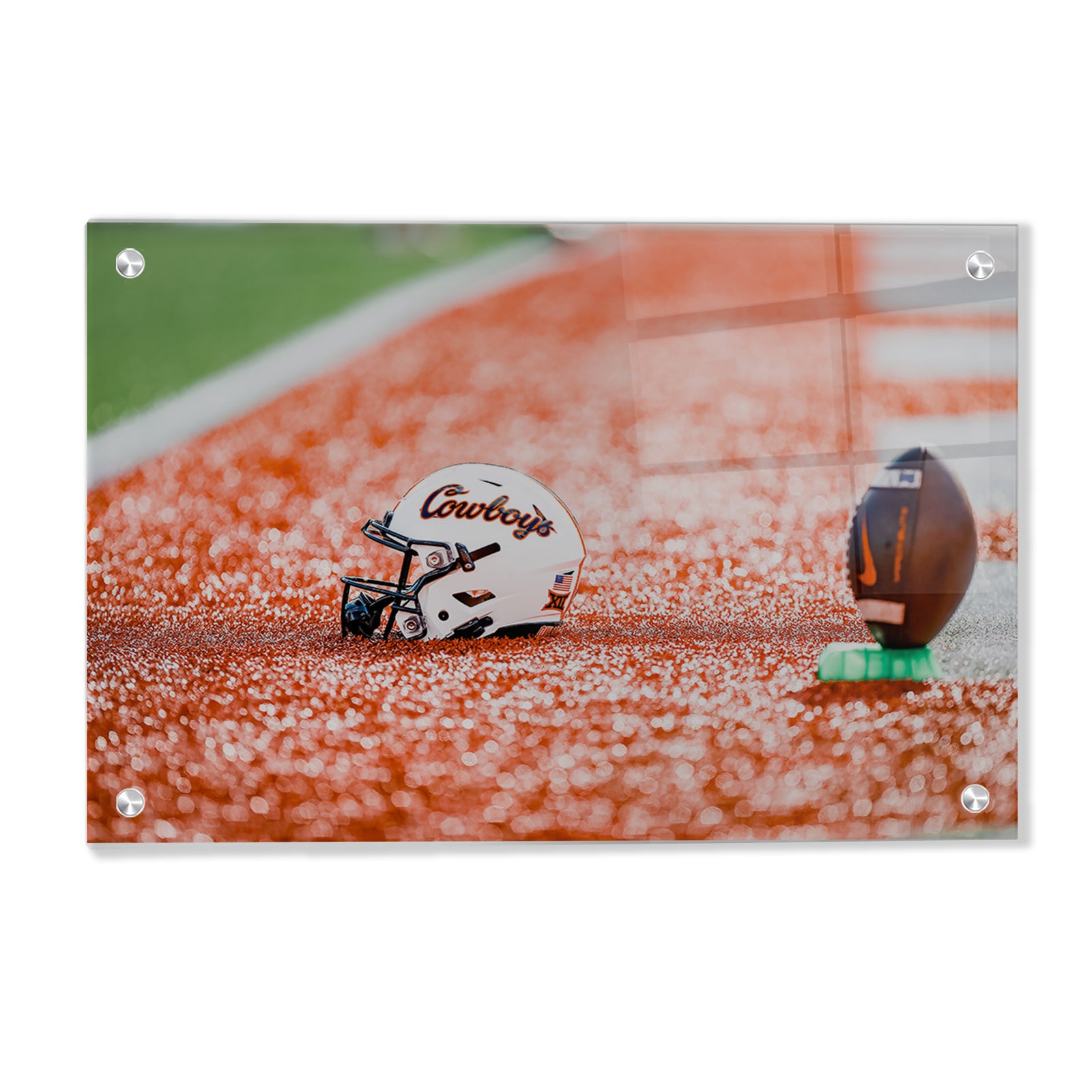 Oklahoma State Cowboys - OSU Helmet - College Wall Art #Canvas