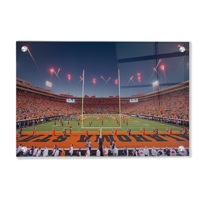 Oklahoma State Cowboys - Oklahoma State Fireworks - College Wall Art #Acrylic