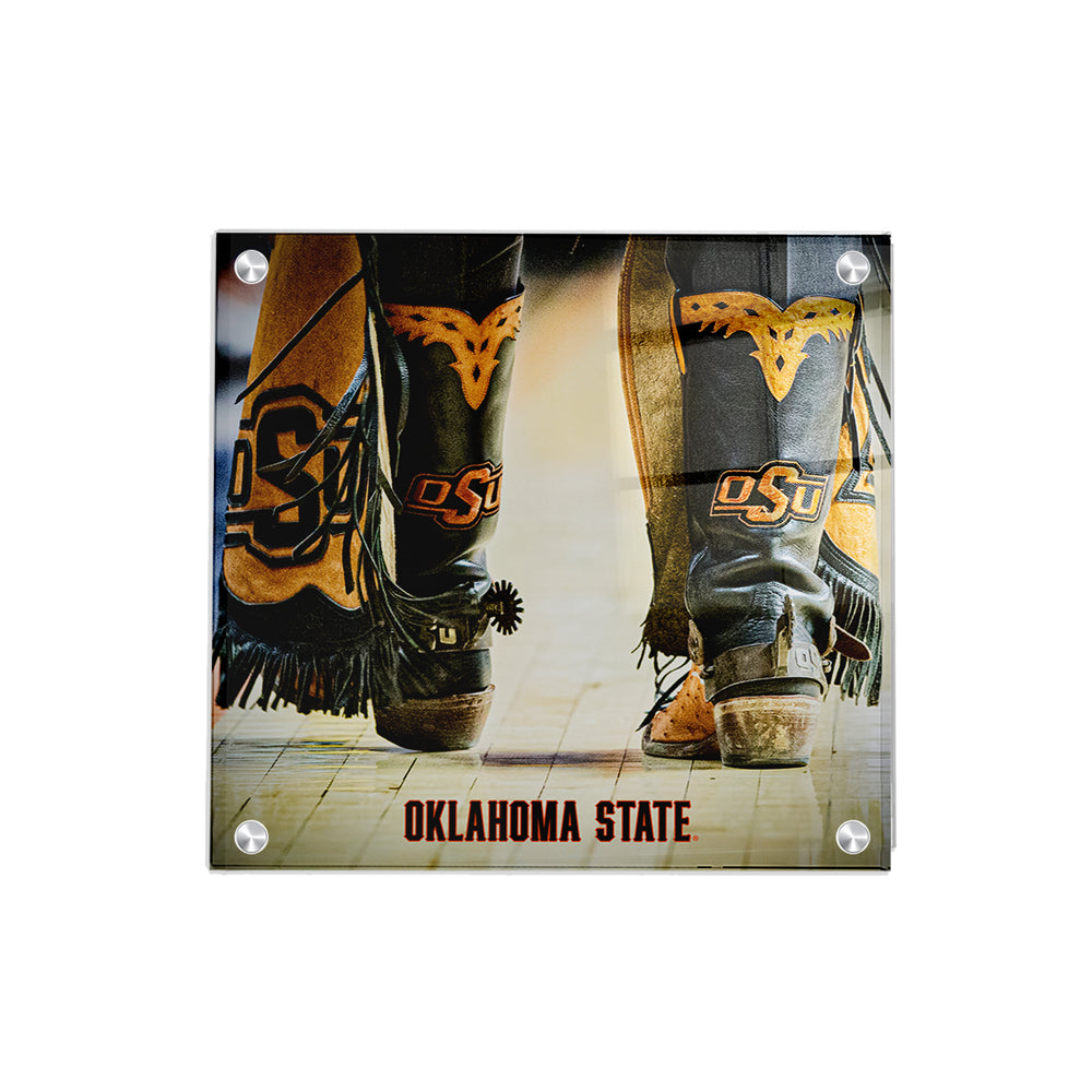 Oklahoma State Cowboys - OSU Boots - College Wall Art #Canvas