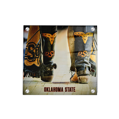 Oklahoma State Cowboys - OSU Boots - College Wall Art #Acrylic