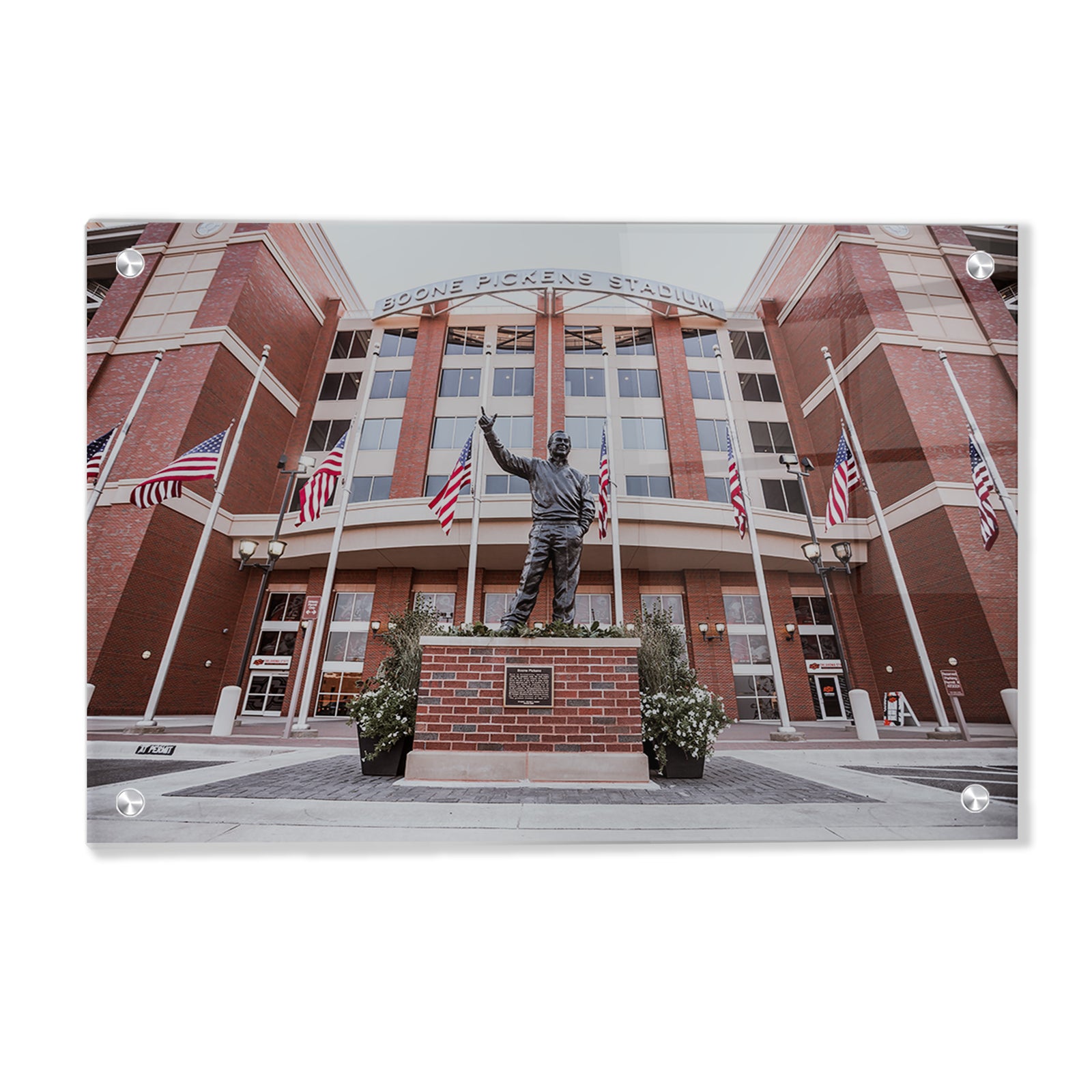 Oklahoma State Cowboys - Boone Pickens - College Wall Art #Canvas