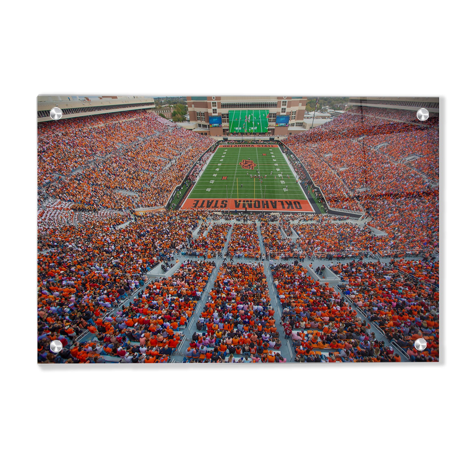 Oklahoma State Cowboys - OSU Orange Out - College Wall Art #Canvas