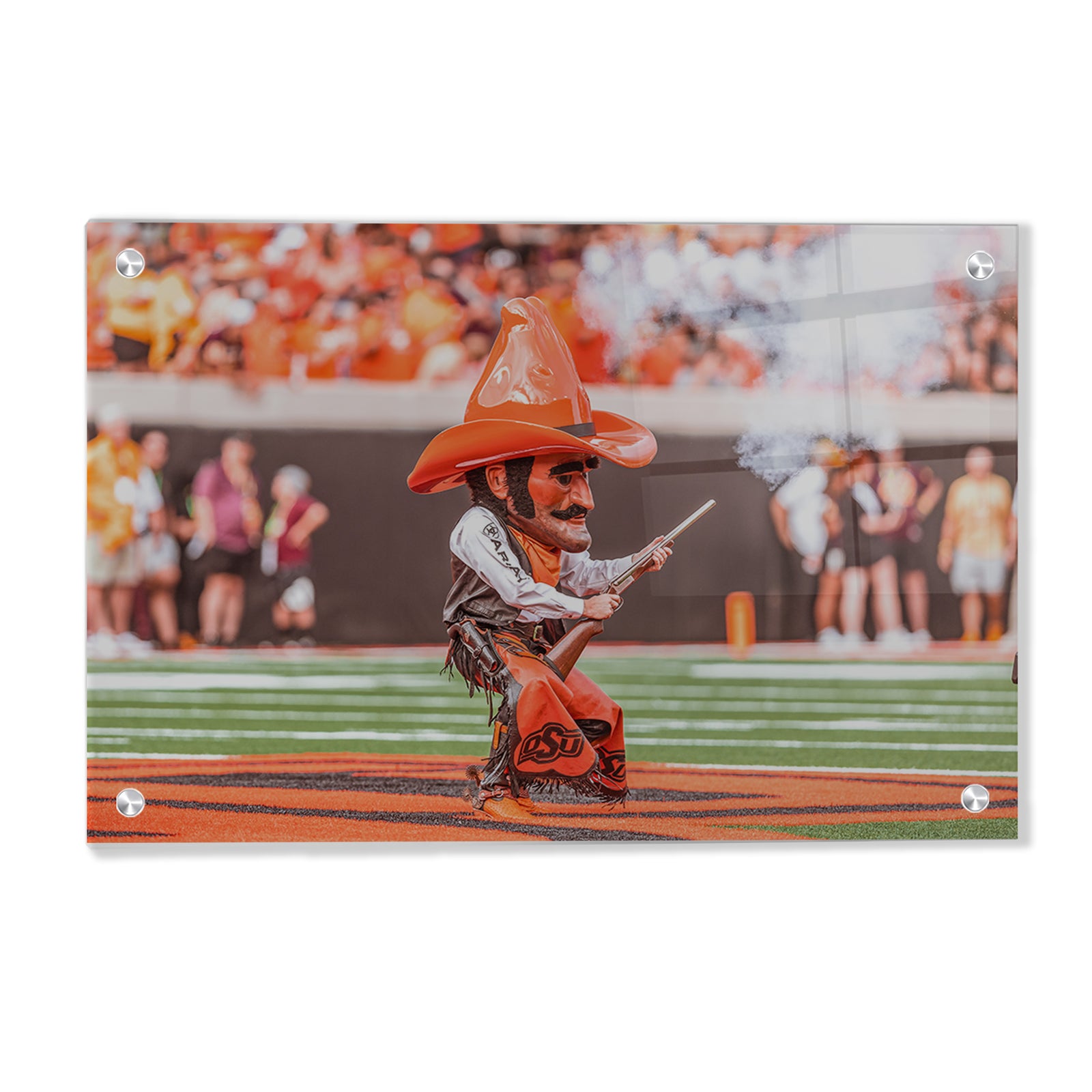 Oklahoma State Cowboys - Pistol Pete - College Wall Art #Canvas