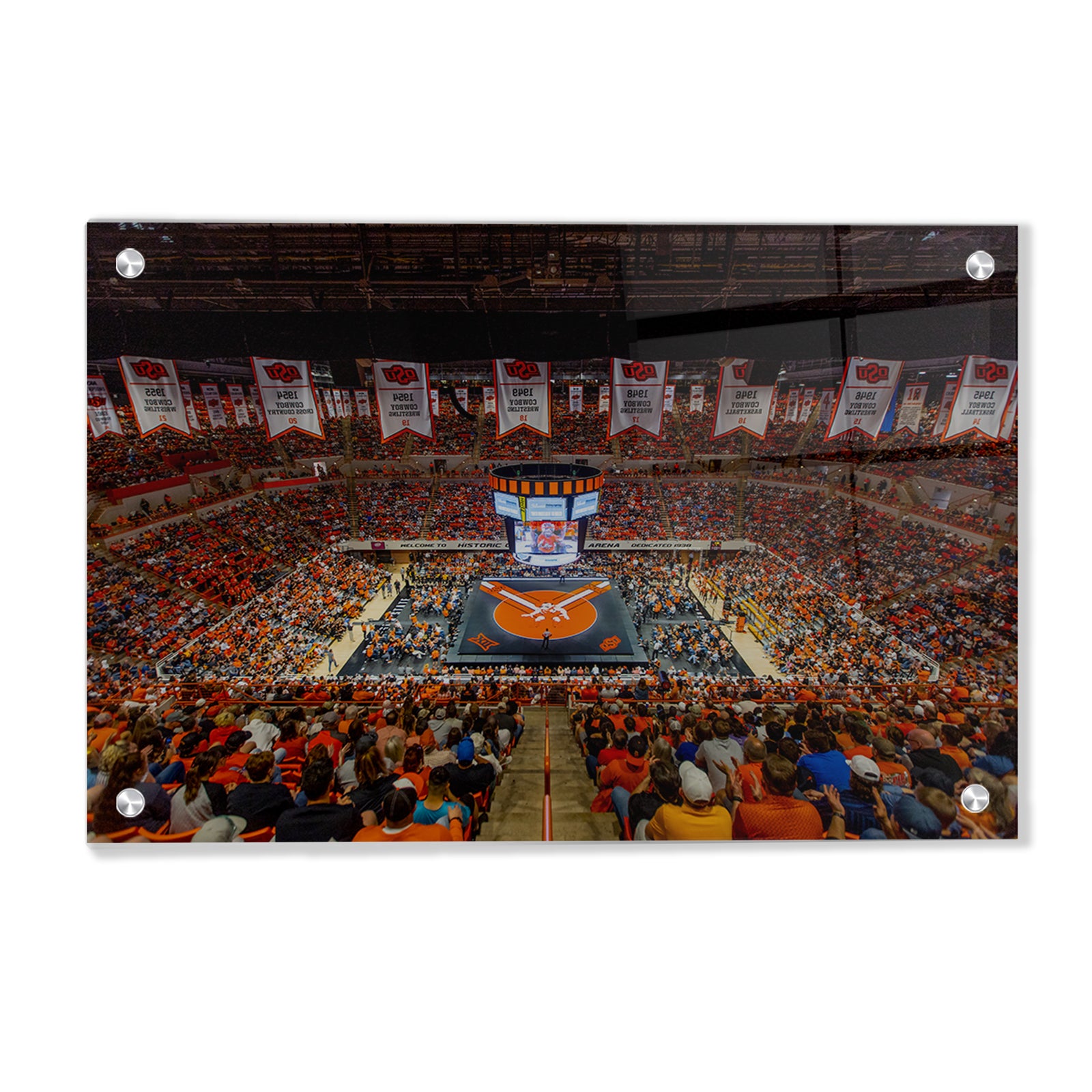 Oklahoma State Cowboys - OSU Wrestling - College Wall Art #Canvas