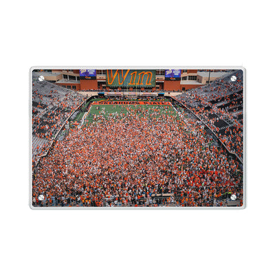 Oklahoma State Cowboys - Oklahoma State Win Storm the Field - College Wall Art #Acrylic