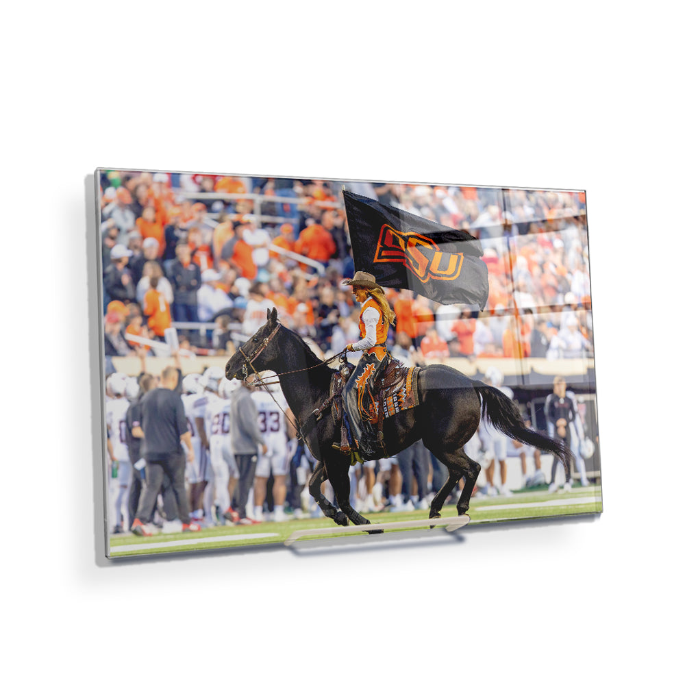 Oklahoma State Cowboys - Spirit Rider - College Wall Art #Canvas