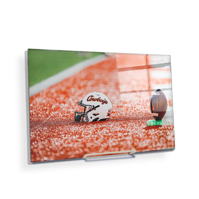 Oklahoma State Cowboys - OSU Helmet - College Wall Art #Acrylic Mini