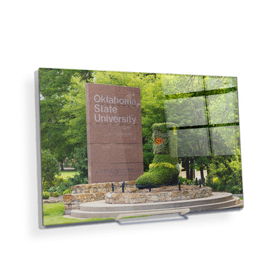 Oklahoma State Cowboys - OSU Boot Topiary - College Wall Art #Acrylic Mini
