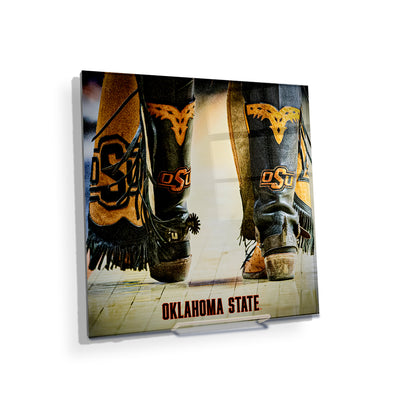 Oklahoma State Cowboys - OSU Boots - College Wall Art #Acrylic Mini